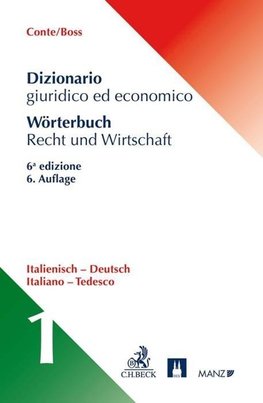 Fachwörterbuch Recht und Wirtschaft  Band 1: Italienisch - Deutsch