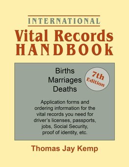 International Vital Records Handbook. 7th Edition