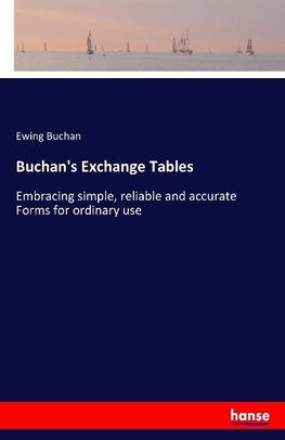 Buchan's Exchange Tables