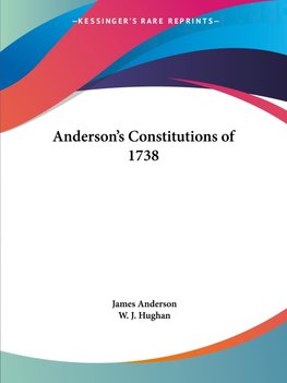 Anderson's Constitutions of 1738