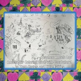 Angels Sky Coloring Book With Vocabulary