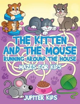 The Kitten and The Mouse Running Around The House