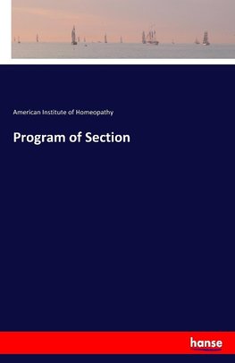Program of Section