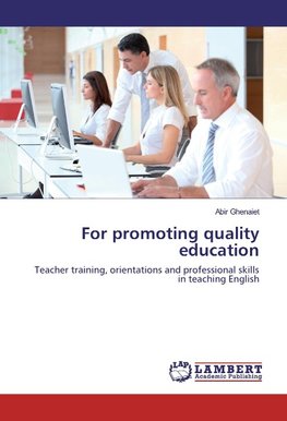For promoting quality education