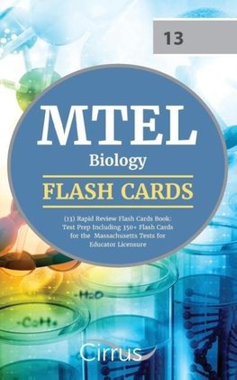 MTEL Biology (13) Rapid Review Flash Cards Book