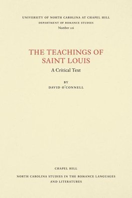 The Teachings of Saint Louis