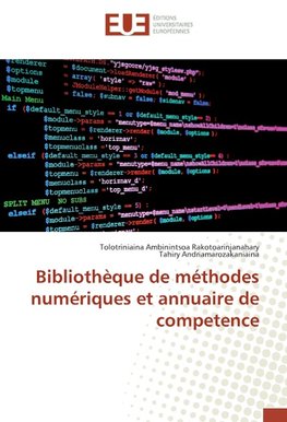 Bibliothèque de méthodes numériques et annuaire de competence