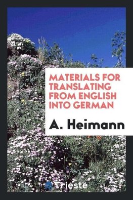 Materials for Translating from English into German
