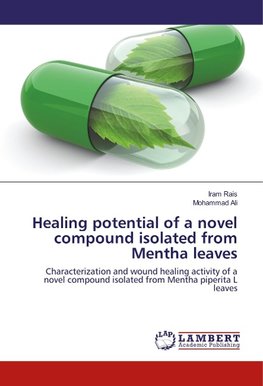 Healing potential of a novel compound isolated from Mentha leaves