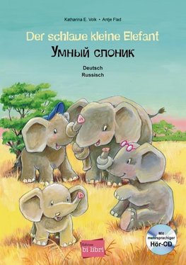 Der schlaue kleine Elefant - Deutsch-Russisch