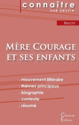 Fiche de lecture Mère Courage et ses enfants de Bertold Brecht (Analyse littéraire de référence et résumé complet)