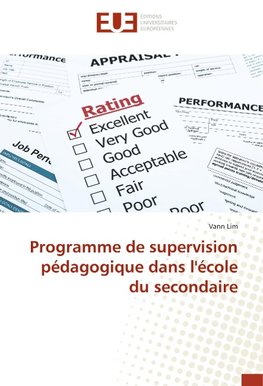 Programme de supervision pédagogique dans l'école du secondaire