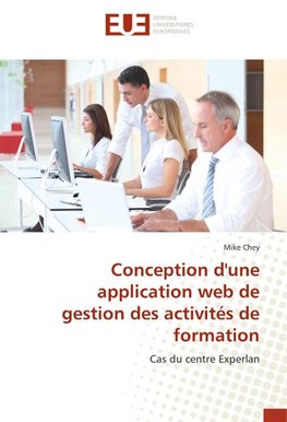 Conception d'une application web de gestion des activités de formation