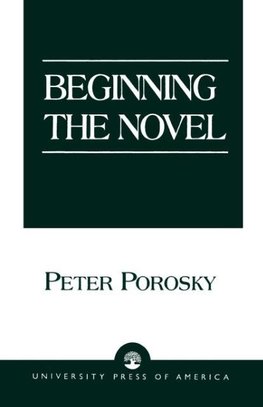 Beginning the Novel