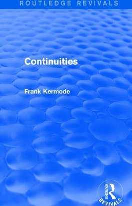 Continuities (Routledge Revivals)