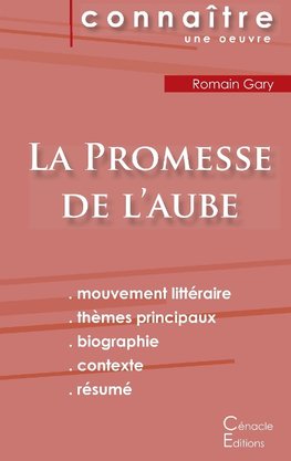 Fiche de lecture La Promesse de l'aube de Romain Gary (Analyse littéraire de référence et résumé complet)