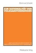 Zur Rationalität von Volksabstimmungen