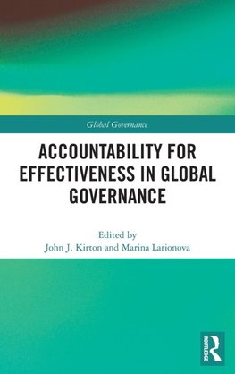 Accountability for Effectiveness in Global Governance