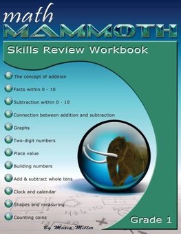 Math Mammoth Grade 1 Skills Review Workbook