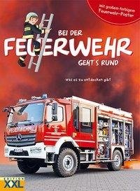 Bei der Feuerwehr geht's rund - mit großem farbigem Feuerwehr-Poster