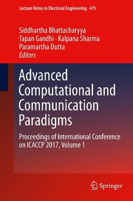 Advanced Computational and Communication Paradigms