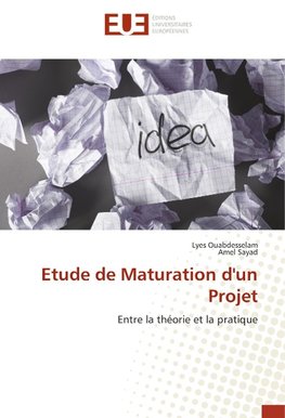 Etude de Maturation d'un Projet