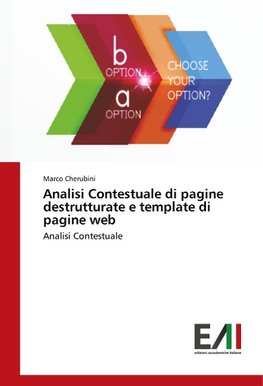 Analisi Contestuale di pagine destrutturate e template di pagine web