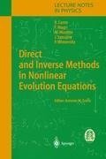 Direct and Inverse Methods in Nonlinear Evolution Equations