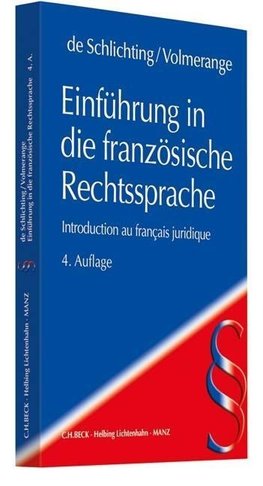 Einführung in die französische Rechtssprache