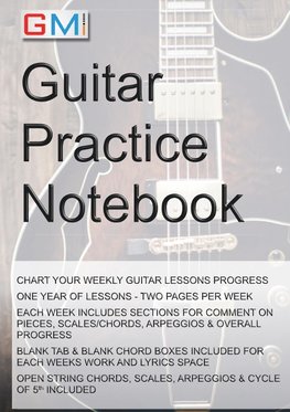 Guitar Practice Notebook