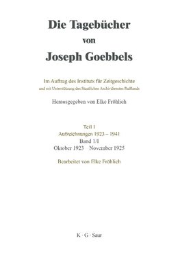 Oktober 1923 - November 1925