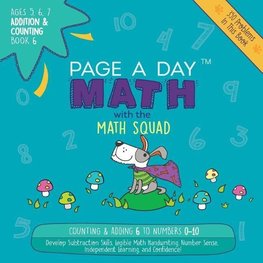 Page A Day Math Addition & Counting Book 6