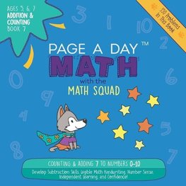 Auerbach, J: Page A Day Math Addition & Counting Book 7