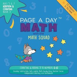 Page A Day Math Addition & Counting Book 7