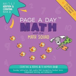 Page A Day Math Addition & Counting Book 8