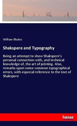 Shakspere and Typography