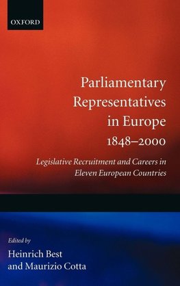 Parliamentary Representatives in Europe 1848-2000