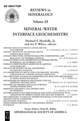 Mineral-Water Interface Geochemistry