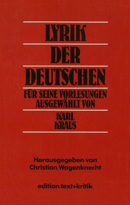 Lyrik der Deutschen