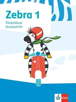 Zebra 1. Förderblock in Druckschrift Klasse 1