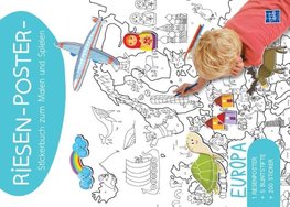 Riesen-Poster-Stickerbuch - Europa