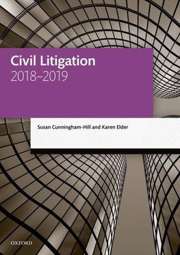 Cunningham-Hill, S: Civil Litigation 2018-2019