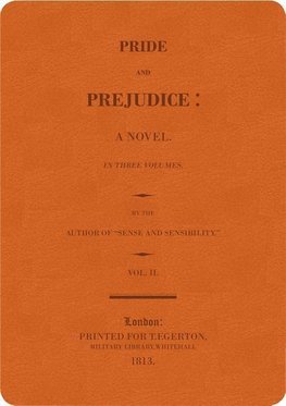 Pride and Prejudice: Orange Lined Journal