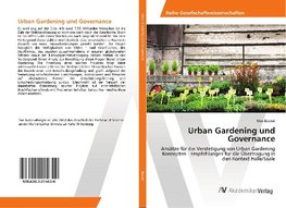 Urban Gardening und Governance