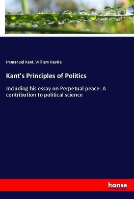 Kant's Principles of Politics
