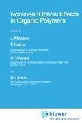 Nonlinear Optical Effects in Organic Polymers