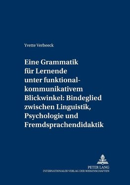 Verbeeck, Y: Grammatik für Lernende unter funktional-kommuni