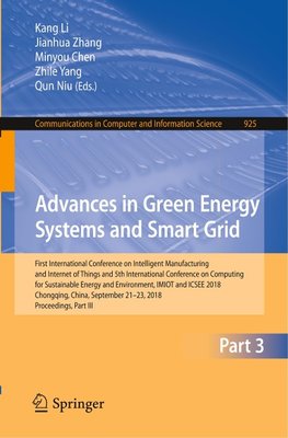 Advances in Green Energy Systems and Smart Grid