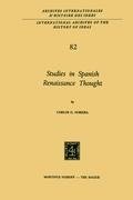 Studies in Spanish Renaissance Thought