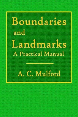 Boundaries and Landmarks  -  A Practical Manual